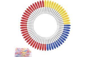 Prasacco 60 Stück Ersatzklingen für Explore Air 2 Air 3 Maker, einschließlich 15 Stück 30° feine Spitzenklingen, 30 Stück 45°Standardklingen, 15 Stück 60°tiefe Spitzenklingen