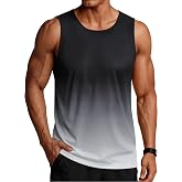PINSPARK Men's Tank Top Sleeveless Workout Shirt Summer Outdoor Functional T-Shirt