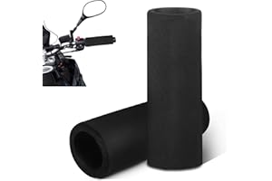 WORAHROE Cubremanos Confort, puños Manillar Moto Espuma Antideslizante 28 mm-38mm, puño Manillar Moto Confort Apto para puños calefactables, antivibración