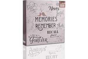 Arpan Photo Album Slip In Case Memo Photograph For 200 x 4 x 6 Inch / 10x15 cm Picture (Purple)