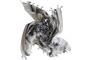 MILSPEC SURPLUS Shemagh Scarf Cotton Arab Head Cover Desert Palestinian Keffiyeh Tactical Army Scarf Hand Made