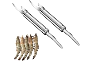 2 pcs,Shrimp Line Knife,Crevettes Couteau,éPlucheur De Crevettes,Outil D'éPluchage D'éPlucheur De Crevettes En Acier Inoxydable,Machine D'éPluchage De Crevettes,Outil De Nettoyage De Crevettes