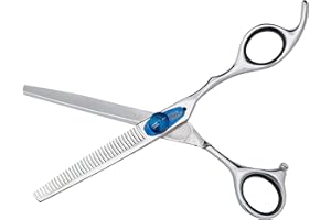 Olivia Garden Xtreme Effileur, Japonais, Taille 6", 35 Dents - Puissantes Lames Convexes, Fait-Main avec de l'Acier Japonais, Dans une Pochette