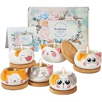 Portacandele Commemorativo Per Gatti – Regalo Di Lutto In Legno Con Impronte – “Your Paw Prints Forever On My Heart” - 5