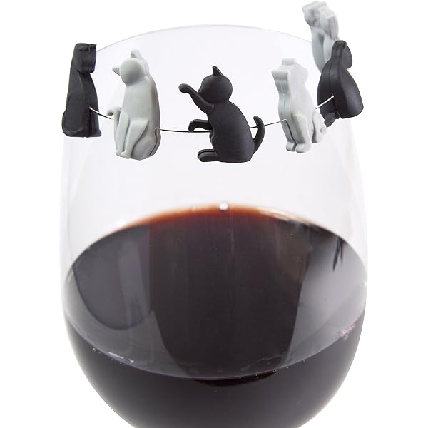 Marqueurs Verre Lama - Lot De 6, Silicone Alimentaire - Pour Différencier Les Verres En Fête, Anniversaire - 4