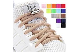 Olukssck Cordones Elásticos Sin Nudo con Hebilla Metal | Elásticos Cordones para Zapatillas | Cordones Elásticos Zapatos Adultos Niños - No es Necesario Atar Cordones de Zapatos[2 Pares]