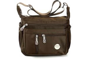 HERCMNOY Women Crossbody Bags Shoulder Bag Handbag Multiple Pockets Bag Nylon Messenger Purses