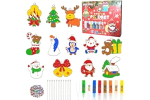 Capaneus Pittura con Cristalli per Natale Fai Da Te, Crystal Paint Arts and Crafts Set, DIY Decorazioni Natalizie