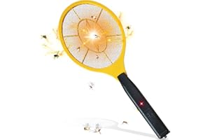 BELREZ Electric Fly Zapper - Electronic Bug Zapper with Protective net Layer - Pest Control Mosquito and Insect Catcher Racke