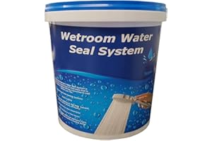 Nassboards Waterproof 5KG Tanking Membrane for Wetrooms, Bathrooms, Kitchens and Waterproofing – Perfect for Wet Zones, Tiling Showers, Preventing Moisture – 5 Kg Waterproof Tanking Membrane