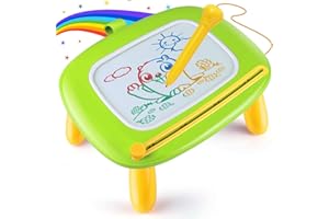 Smasiagon Magnetic Drawing Board for Kids, Colorful Erasable Magna Doodle Pad Toddlers Boys Age 1 2 3, Early Education Learning Development Toys 18 Month Old Girls Birthday Gifts, Green, JDCXHB03