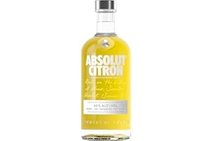Absolut Citron Lemon-Flavored Vodka, 40% ABV, 70cl, Made in Southern Sweden, Award Winning Taste, Works Well for Cosmopolitan Cocktails