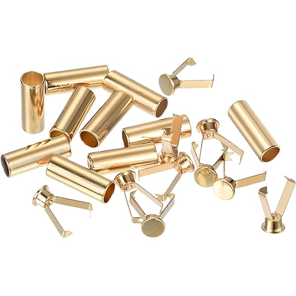 10 Fermi Per Cordini - Metallo Dorato, 4mm, Per Zaini, Borse, Fai-Da-Te - Foto 6