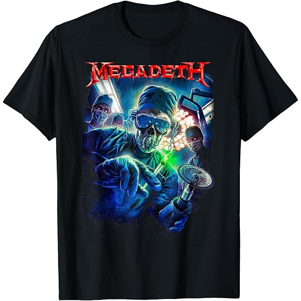 Megadeth - Vintage General Vic T-Shirt : Amazon.co.uk: Fashion