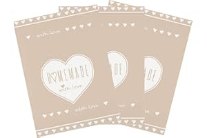 Kracht 3er Pack Halbleinen Geschirrtuch Homemade 50x70 cm