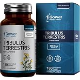 GH Tribulus Terrestris, 180 Tablets, 2000mg Extract 20:1 | 2000mg Tribulus Extract 20:1 | Supplement for Men &amp; Women | Non-GM