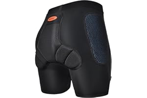 BenKen Pantaloncini protettivi sportivi 3D Eva Protection Butt Pad, equipaggiamento di protezione anti-collisione da sci per uomo e donna, imbottiti, resistenti agli urti, per snowboard, pattinaggio,