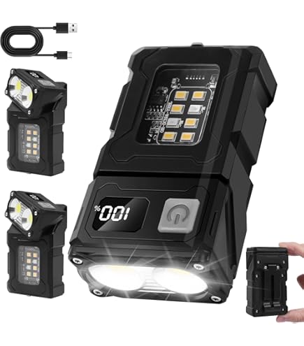 EDC Flashlight]WUBEN G5 Pocket Flashlight – 400LM Brightness, RGB Light, 180° Head, USB-C - View #8