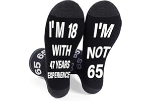 Luvart 50th 65th 75th Birthday Gifts for Men,50 65 75 Years Old 1975 1960 1950 Funny Birthday Socks Gifts Dad Grandad