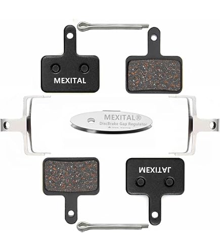 MEXITAL 2 Paires Plaquettes De Frein Vélo à Disque Haute Performance - Compatible Deore M610 M615 SLX XT XTR Saint Et Plus
