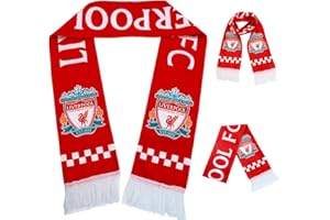 MEIYAXINWIN 2025 League Champions Scarf, Twenty Times League Football Champions Commemorative Scarf, Sports Fan Scarves for Liverpool FC Supporters 14X140cm Red/White