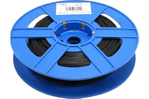 Prime-Line P 7551 Bildschirmhalter, Vinyl-Spline, 0,3 cm, rund, schwarz, 750 Fuß (1 Rolle)