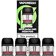Vaporesso XROS Pods - 4 Pack - for XROS 3 Pod Kit/Xros Pod Kit/XROS 2 Kit/XROS Mini Kit/XROS Nano Kit - Nicotine Free (0.8ohm 16w)