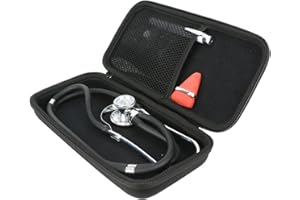 Khanka Hartschalenstethoskopkoffer für 3M Littmann / 3M Littmann Classic III Stethoskop und Schwesternzubehör (nur Koffer)