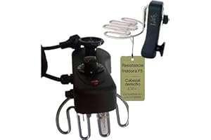 CubetasGastronorm ® Resistencia Freidora Cabezal Derecho F5+ P 907002 Compatible con Movilfrit Profesional 230V 2000W Termostato 60 200 °C Hotelería Cocina Industrial Repuesto Técnico Rápido Seguro