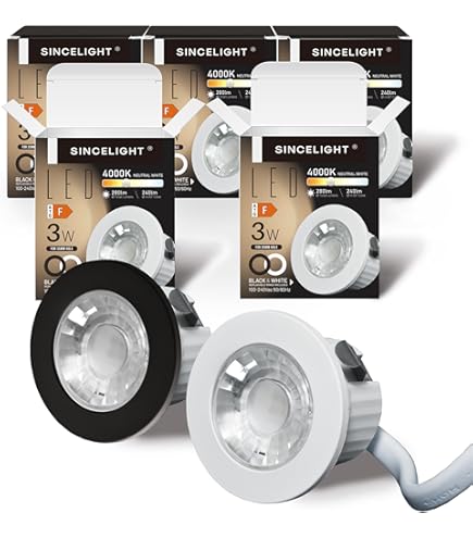 Yeerockal 6 Stuks Mini Inbouwspot Set 3W Kleine Spots met Transformator ( Vervangbaar) Aluminium Buitenkast LED Vast Ingebouwd Inbouwspots voor Glaskamer Balkon DIY Plafondmeubelverlichting (Zilver