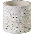 The Bridge Collection Terrazzo Ceramic Planter Pot (White)