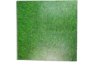 AMARI BARGAINS Interlocking Floor Mats Soft Foam Exercise, Mats Non slip Rubber Cushion Puzzle EVA tiles Waterproof Gym Fitness Garage Home Office Workout Yoga Size 60 cm x 60 cm (Grass Mat, 16Sq Ft-4)