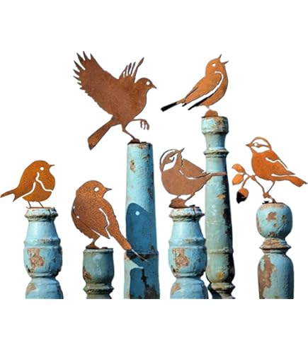 4 Vintage keramieken vogel figuren - Web van Kringloopcentrum