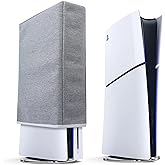Raryars PS5 İnce Toz Koruyucu i&ccedil;in Toz Kapağı Playstation 5 İnce Konsol Disk S&uuml;r&uuml;m&uuml; ve Dijital S&uuml;r&uuml;m i&ccedil;in &Ouml;zel Tasarım Kalın 