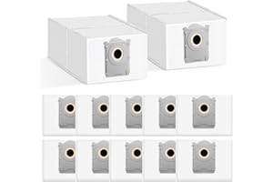 ‎ALLOYTOOL 12 Stück Staubbeutel für Ecovacs Deebot X8/X9 Pro Omni/X8/X9 OMNI/X11 Pro Omni/T50/T50 Pro/T50 Max Pro Omni/T80 Omni/T80 Pro Omni/T30C Pro Omni, Ersatzteile für 4L Staubsaugerroboter