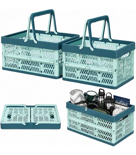 Tontarelli Klappbox Voila 16 L Einkaufskorb mit Henkel 39x26x21 cm Transportbox Küche, Haushalt & Wohnen