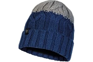 Buff Knitted & Fleece Band Hat Ganbat Blue Jr Gorro, Niños, Azul, Talla única