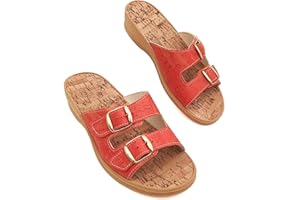 AMIX DIAMOND Amix Le Sugherine Originali Ciabatte Donna Estive, Sandali Fascia con Zeppa Comode Meravigliose Ciabattine da Casa in Sughero Ortopediche per Estate, 100% Ecosostenibili