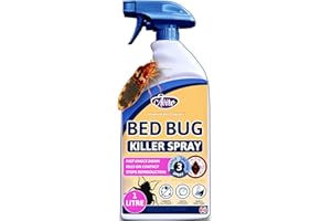 Aviro Bed Bug Killer (1 Litre) - Bed Bug Treatment Spray Approved for Use On Mattresses, Carpets and Hard Surfaces. Professional Strength for Immediate Control and Long Lasting Prevention