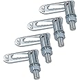 AB Tools Antiluce Drop Catch Anti-Luce Fasteners M8 x 20mm Tail Gate Trailers Gates 4pc