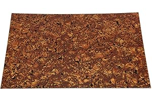 Dopro Pusty materiał pickguard gitarowy płyta do zarysowania arkusz materiału 290 x 432 mm tygrys pasek