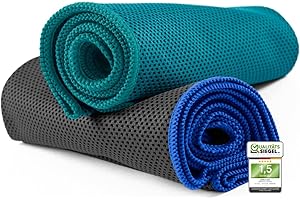 ‎NIRVANASHAPE NirvanaShape 1x Kühlendes Handtuch - Mikrofaser Kühltuch als Sporthandtuch für Fitness, Yoga, Sport, Golf - Ice Towel Handtuch mit Kühlfunktion