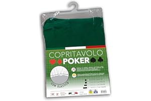 V.I.P. VERY IMPORTANT PILLOW Mollettone Verde Proteggi Tavolo cm 135x135 Gioco Poker Made in Italy, Quadrato