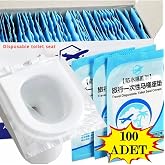 TİNEKE 100 Pieces Disposable Toilet Seat Toilet Seat Toilet Seat Cover Dispenser