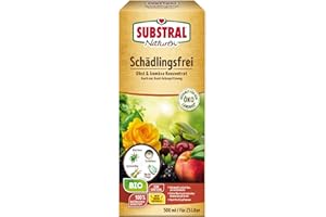 Substral Naturen Bio Schädlingsfrei Obst- u Gemüse Konzentrat, 500ml - geg. Blattlaus, Spinnmilbe, weiße Fliege, etc