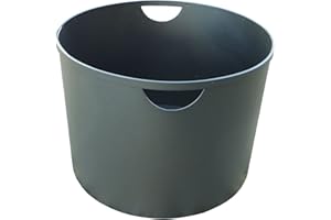 Holzkorb TermaTech Kaminholz Eimer Stahl schwarz