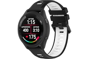 GUSFELIZ Replacement Band for Garmin Forerunner 265 Watch Bands,Soft Silicoen Strap fit Garmin Forerunner 265/255/745/ Venu 2/Active/Vivoactive 4 GPS Running Smartwatch