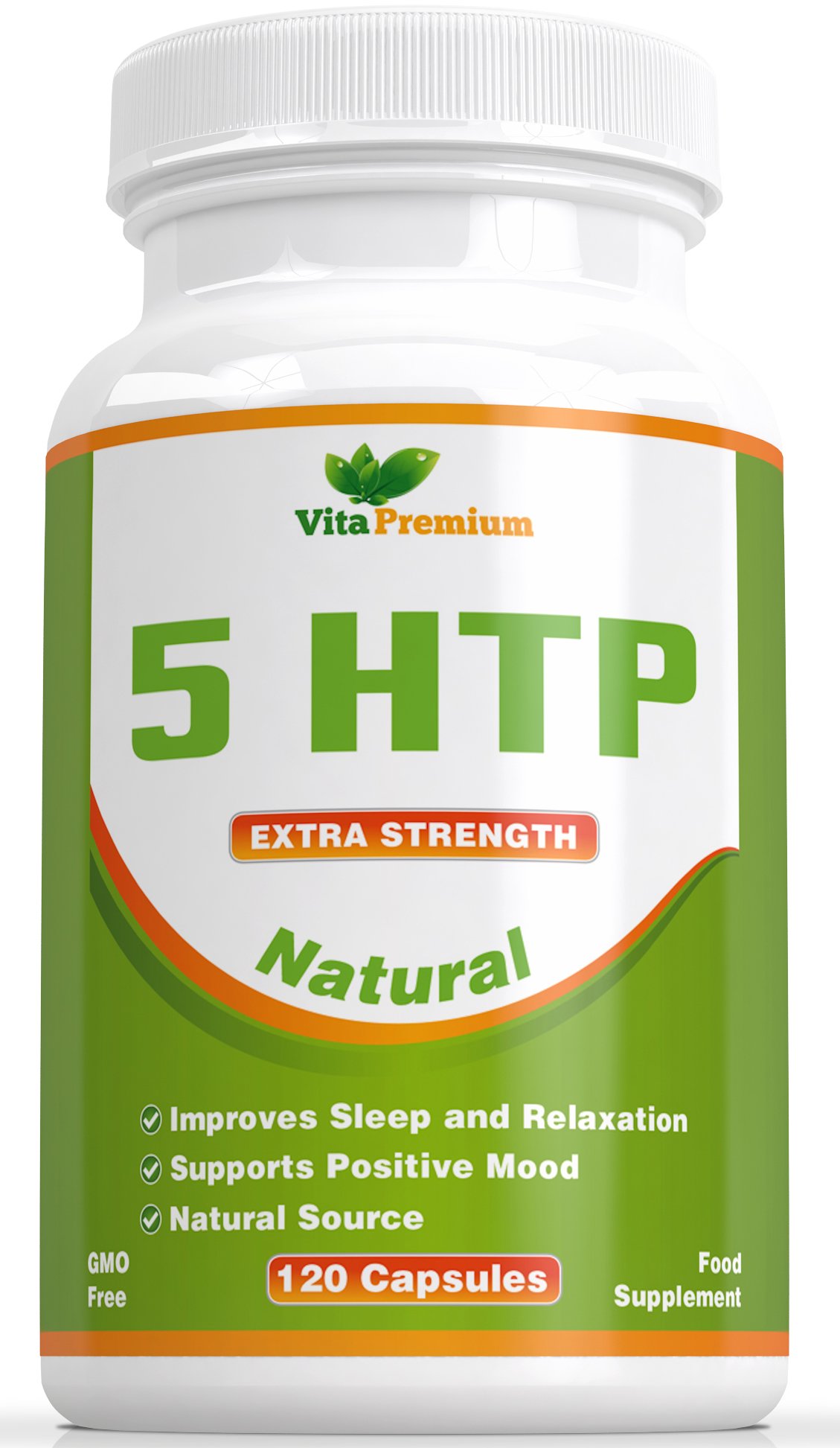 5HTP 120 Veggie Capsules Helps to Increase Melatonin and Serotonin levels