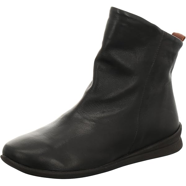Think! Damen Stiefelette Delicia – Nachhaltige Leder-Schnürstiefelette Mit Komfortabsatz