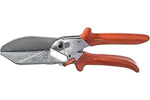 ‎ORIGINAL LÖWE Original LÖWE Mitre Scissors 3.304/HÜ with Lever Gear Ratio and 45° Stops for Professional Use in Industry and Crafts - Suitable for Mitre Cuts in Flat Hard Strips